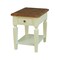 International Concepts Rectangle Vista Solid Wood End Table with Shelf and Drawer -, 18 in W, 24 in L, 24 in H, Wood OT79-15E - alternate 1